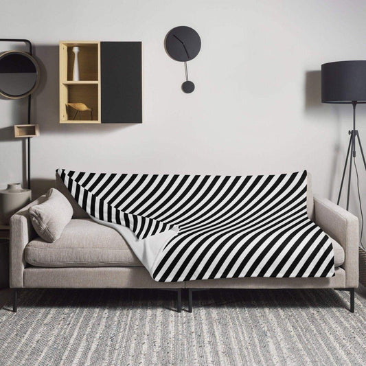Hypoallergene, pflegeleichte Sofadecke 125x150cm von BUYATHOME24, bedruckbar, gemütliche Kuscheldecke für das Wohnzimmer