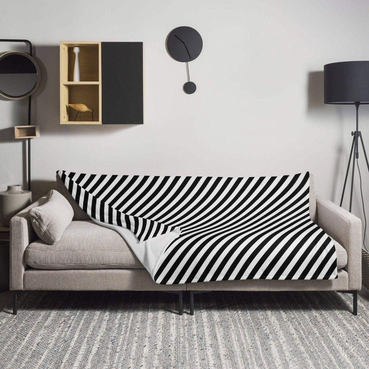 Hypoallergene, pflegeleichte Sofadecke 125x150cm von BUYATHOME24, bedruckbar, gemütliche Kuscheldecke für das Wohnzimmer