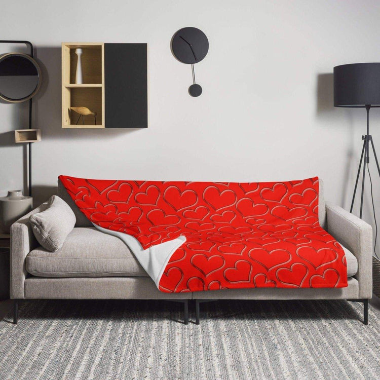 Weiche Polyester-Kuscheldecke 125x150cm von BUYATHOME24, perfekt für gemütliche Sofastunden, in einem neutralen Farbton.