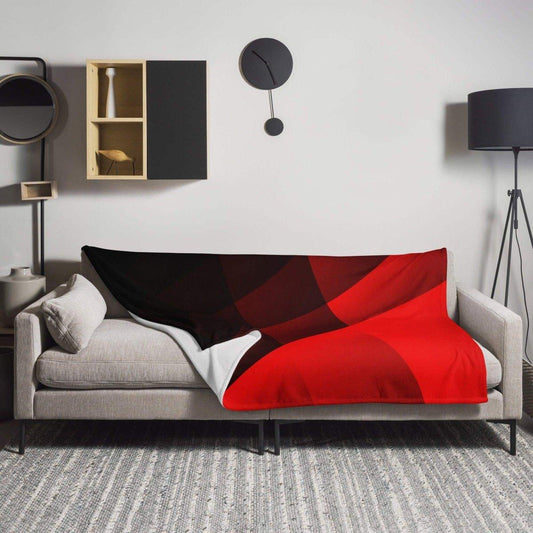 Hypoallergene Sofadecke 125x150cm aus Polyester von BUYATHOME24, weiche Kuscheldecke für gemütliche Stunden.
