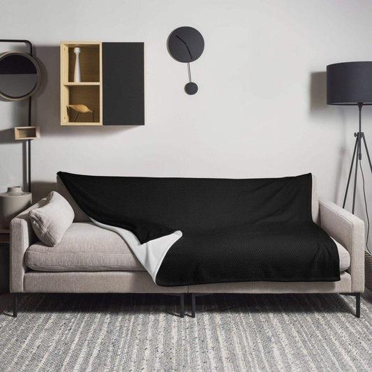 Hypoallergene Polyester-Kuscheldecke 125x150 cm von BUYATHOME24, weiche Sofadecke für gemütliches Zuhause, Textildruck.