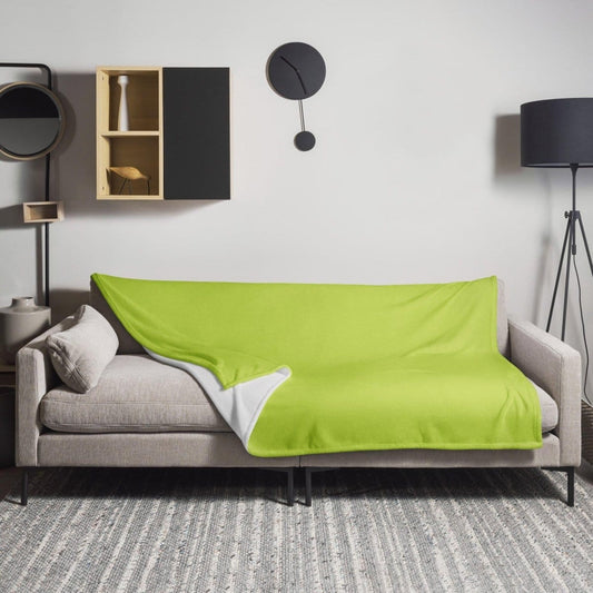 Hypoallergene Polyester-Sofadecke 125x150cm in neutraler Farbe, weich und bequem für gemütliche Abende.