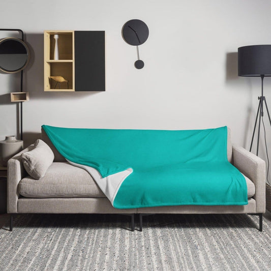 Flammsichere Polyester-Sofadecke 125x150 cm in grauer Farbe, kuscheliges Textil von BUYATHOME24, ideal für gemütliche Abende