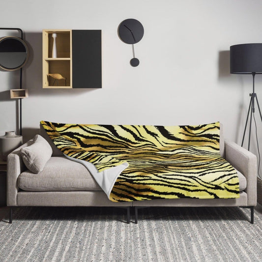 Hypoallergene Sofadecke 125x150cm aus Polyester, kuschelig und weich, ideal für gemütliche Abende, in neutraler Farbe.