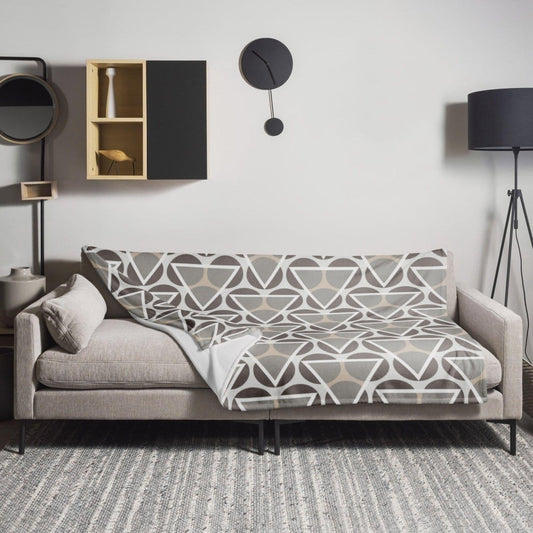 Hypoallergene und flammhemmende Sofadecke 125 x 150 cm von BUYATHOME24, weiche Textur, ideal für gemütliche Abende auf dem Sofa