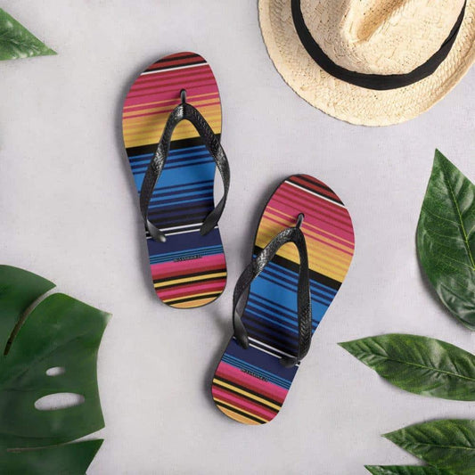 Unisex Strand Flip-Flops aus Polyester mit Gummisohle in Größe 37-45, bequeme Sommerschuhe von BUYATHOME24