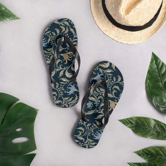 Unisex Flip-Flops aus Polyester mit Gummisohle in Größe 37-45, bequemes Sommer-Schuhwerk von BUYATHOME24