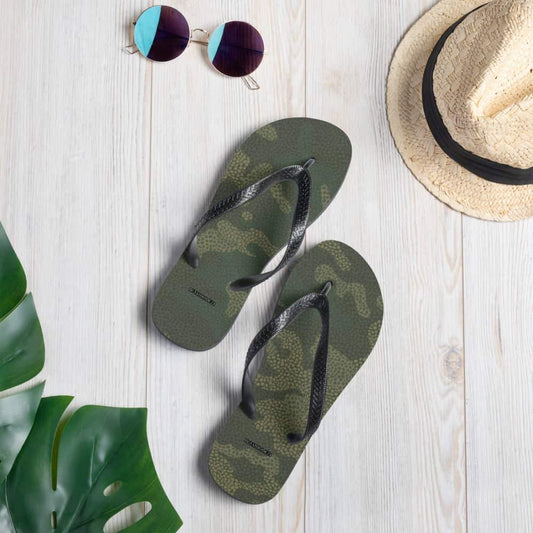 Unisex Flip-Flops von BUYATHOME24 mit Gummisohle, Größe 37-45, bequeme Sandalen für den Sommer, aus Polyester gefertigt