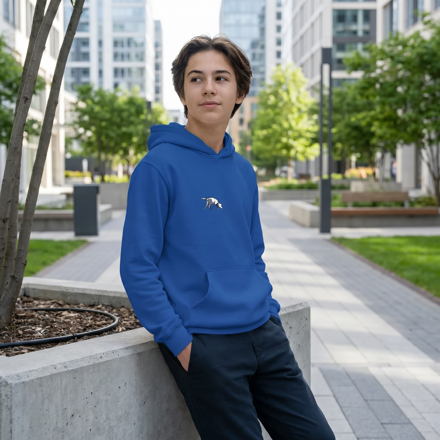 Unisex Kinder Hoodie mit Halloween-Grafik aus 100% Baumwolle, in XS bis XL, bequemer Pullover für Kinder von BUYATHOME24
