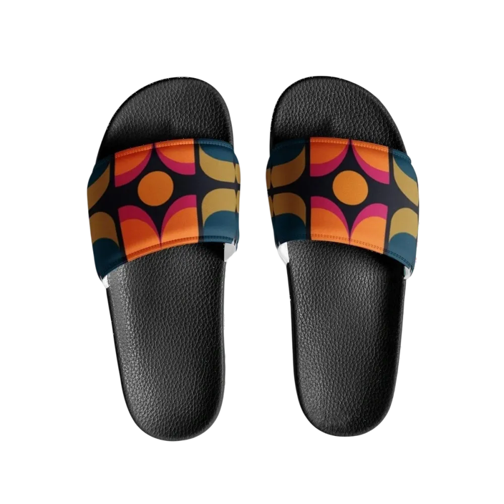 Damen Badeschlappen aus gepolstertem Kunstleder in Größe 36-44, bequeme Sandalen von BUYATHOME24.