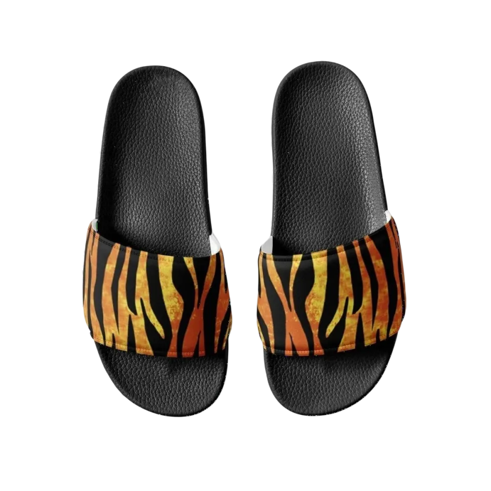 Damen Badeschlappen aus Kunstleder mit Polsterung in Größe 36-44, bequemes Schuhwerk von BUYATHOME24