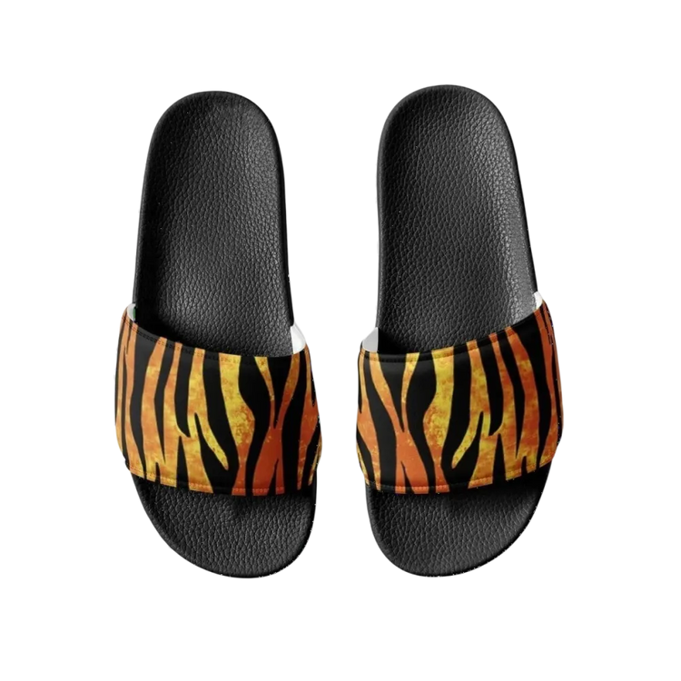 Damen Badeschlappen aus Kunstleder mit Polsterung in Größe 36-44, bequemes Schuhwerk von BUYATHOME24