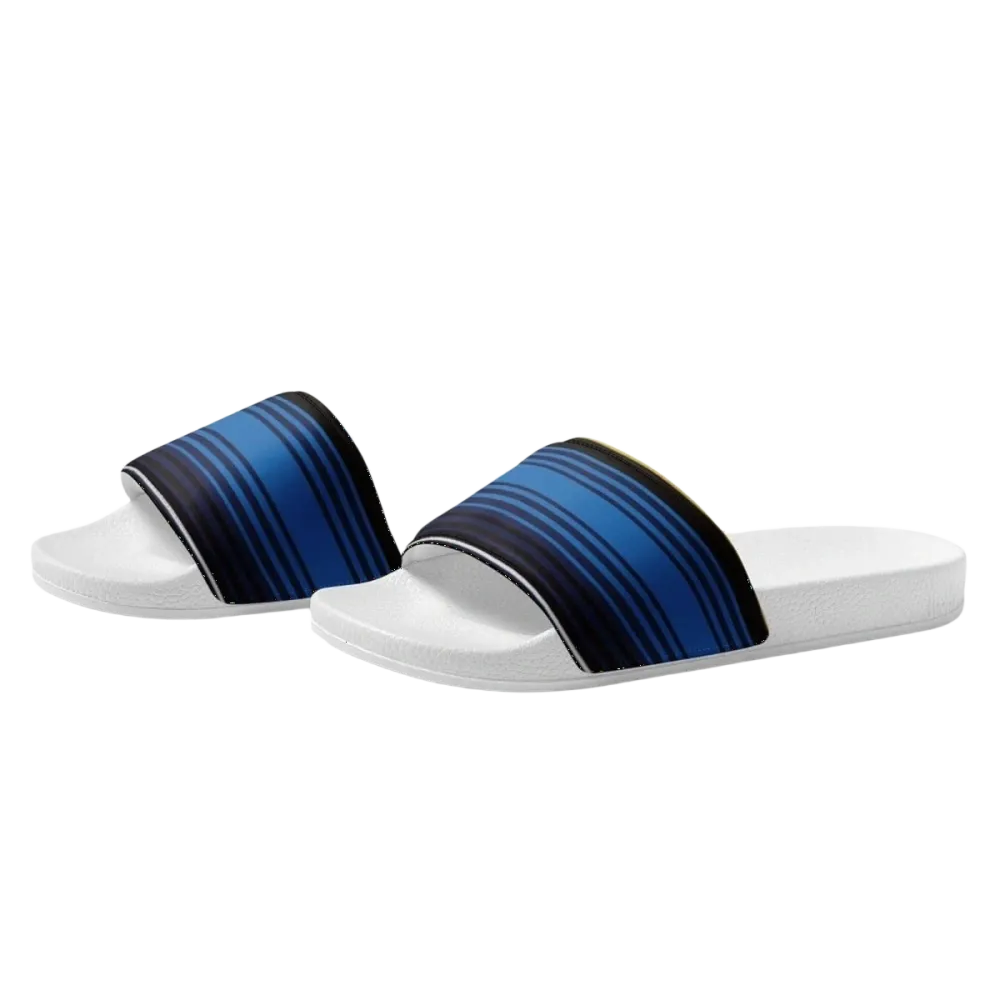 Damen Badeschlappen aus Kunstleder mit PU-Sohle in Größe 36-44, bequeme Sandalen von BUYATHOME24.