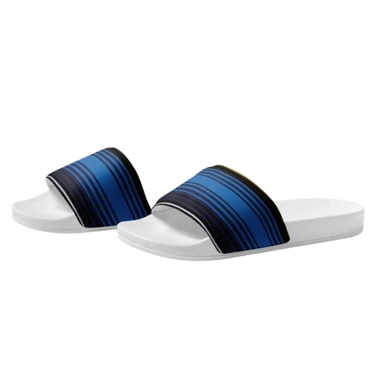 Damen Badeschlappen aus Kunstleder mit PU-Sohle in Größe 36-44, bequeme Sandalen von BUYATHOME24.