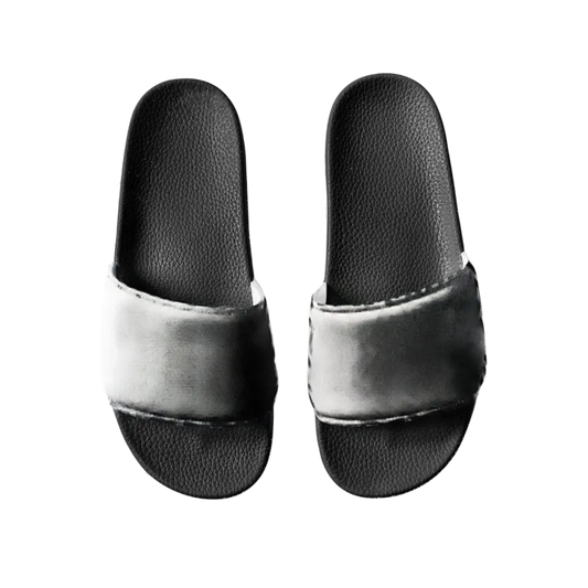 Damen Badeschlappen aus Kunstleder mit PU-Sohle in Größe 36-44, bequemes sommerliches Schuhwerk von BUYATHOME24