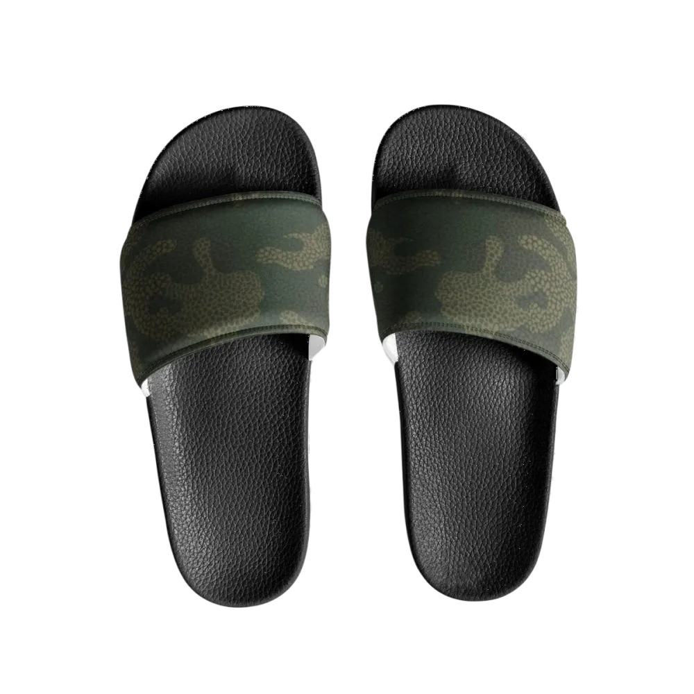Damen Badeschlappen aus Kunstleder mit PU-Sohle in Größe 36-44, bequemer Sandalenschuh von BUYATHOME24