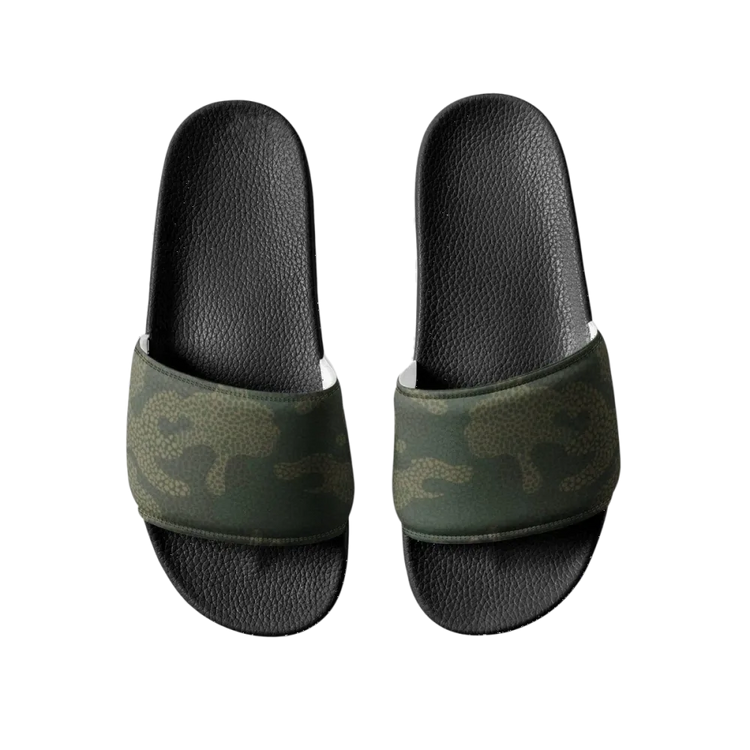 Damen Badeschlappen aus Kunstleder mit PU-Sohle in Größe 36-44, bequemer Schuh von BUYATHOME24