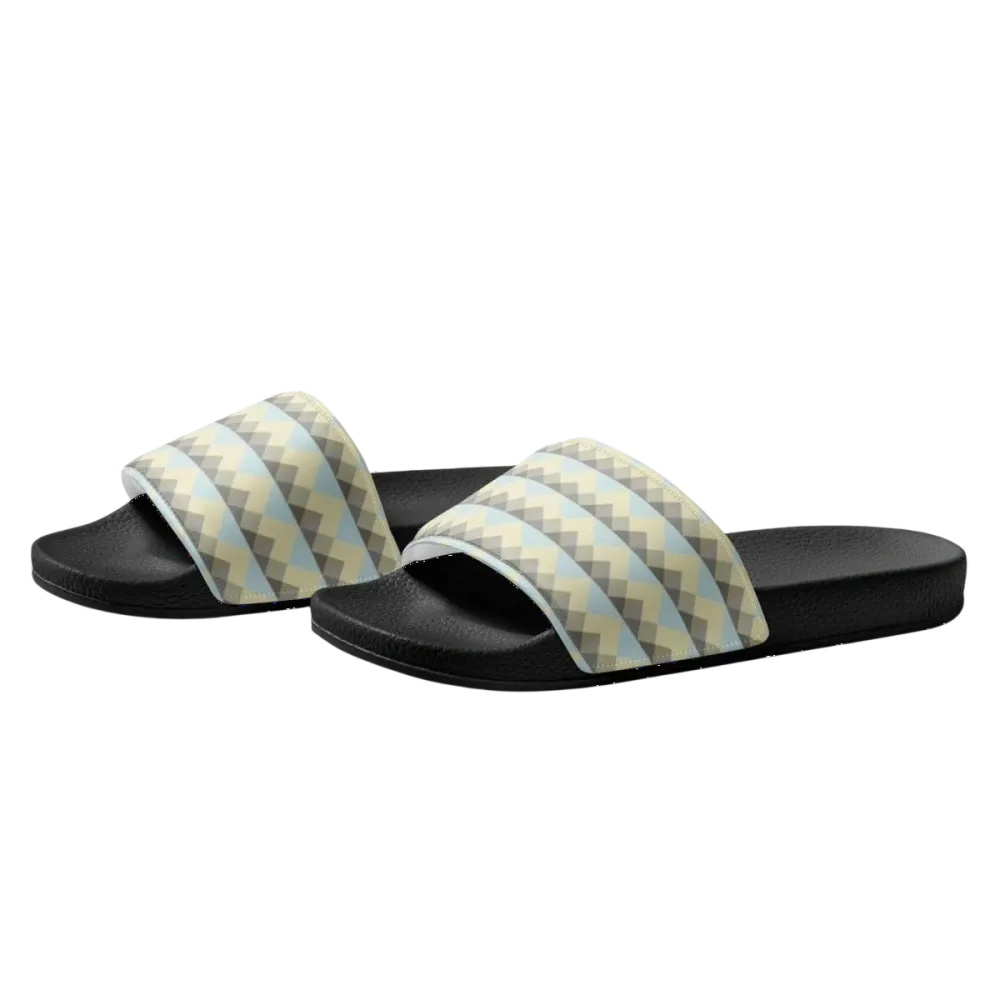 Damen Badeschlappen aus Kunstleder mit PU-Sohle in Größe 36-44, bequeme Sommerschuhe von BUYATHOME24.