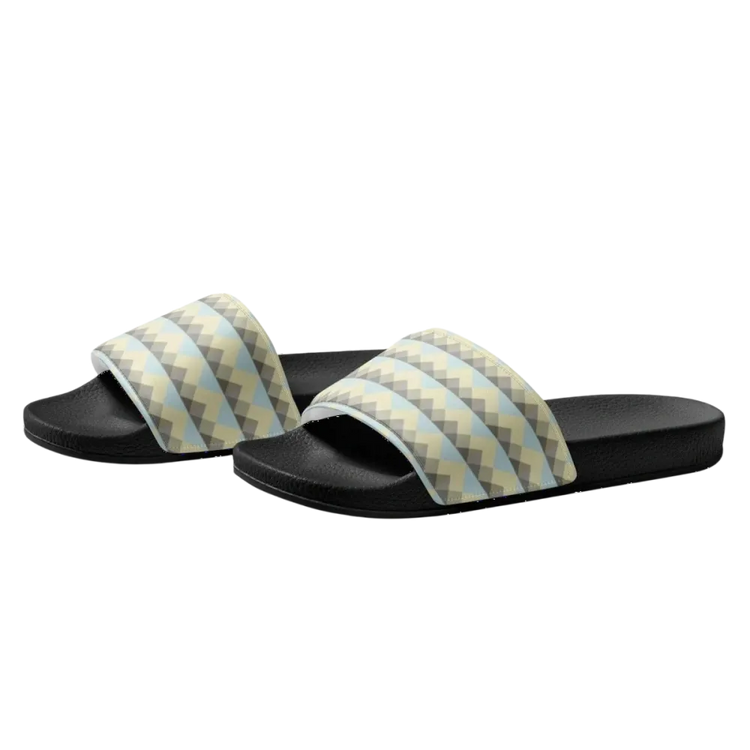 Damen Badeschlappen aus Kunstleder mit PU-Sohle in Größe 36-44, bequeme Sommerschuhe von BUYATHOME24.
