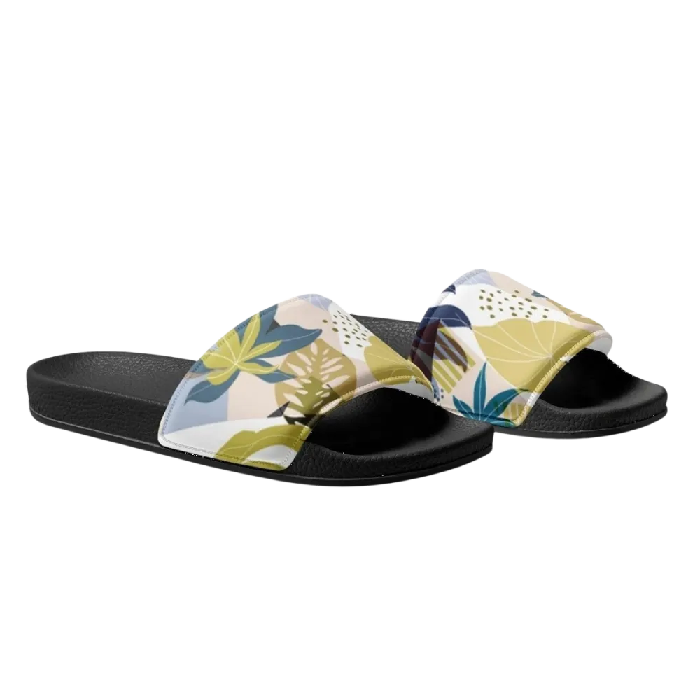 Damen Badeschlappen von BUYATHOME24 in Größe 36-44, leichte Badeschuhe mit Fußbett, bequem für den Strand oder Badbereich