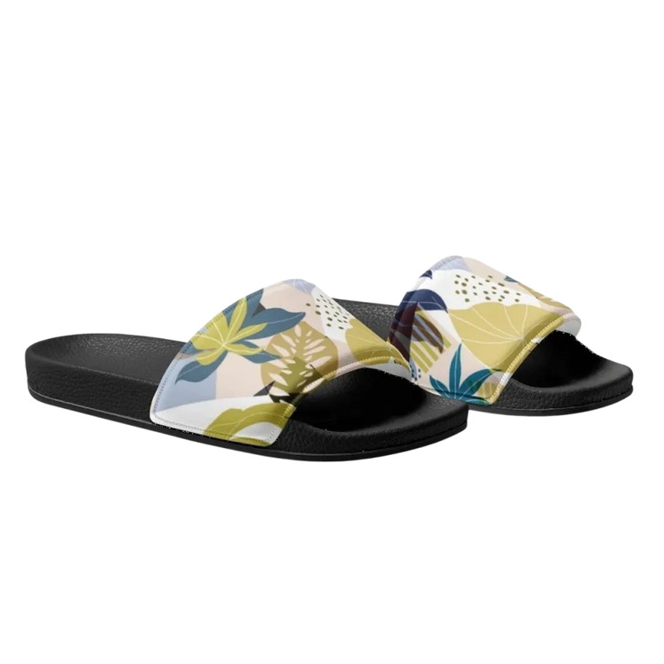 Damen Badeschlappen von BUYATHOME24 in Größe 36-44, leichte Badeschuhe mit Fußbett, bequem für den Strand oder Badbereich
