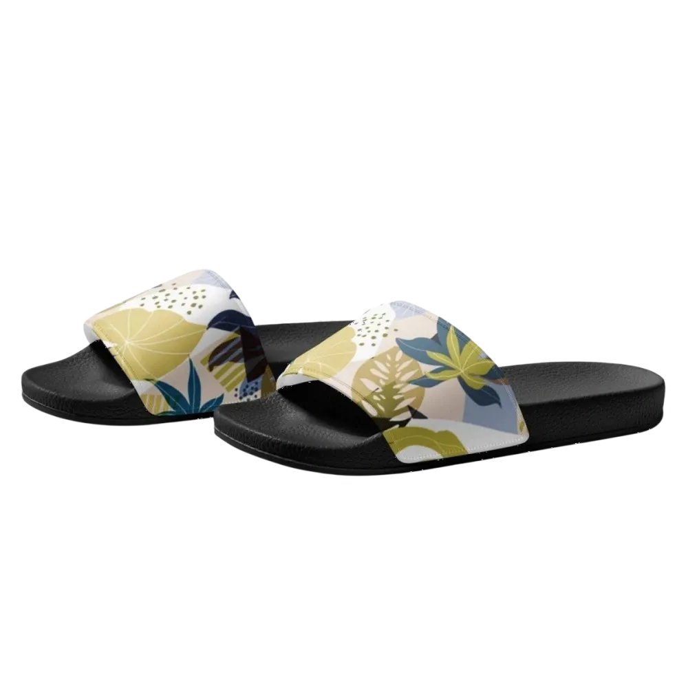 Damen Badeschlappen von BUYATHOME24, leichte Badeschuhe mit Fußbett in Größe 36-44, bequeme Badelatschen für Damen