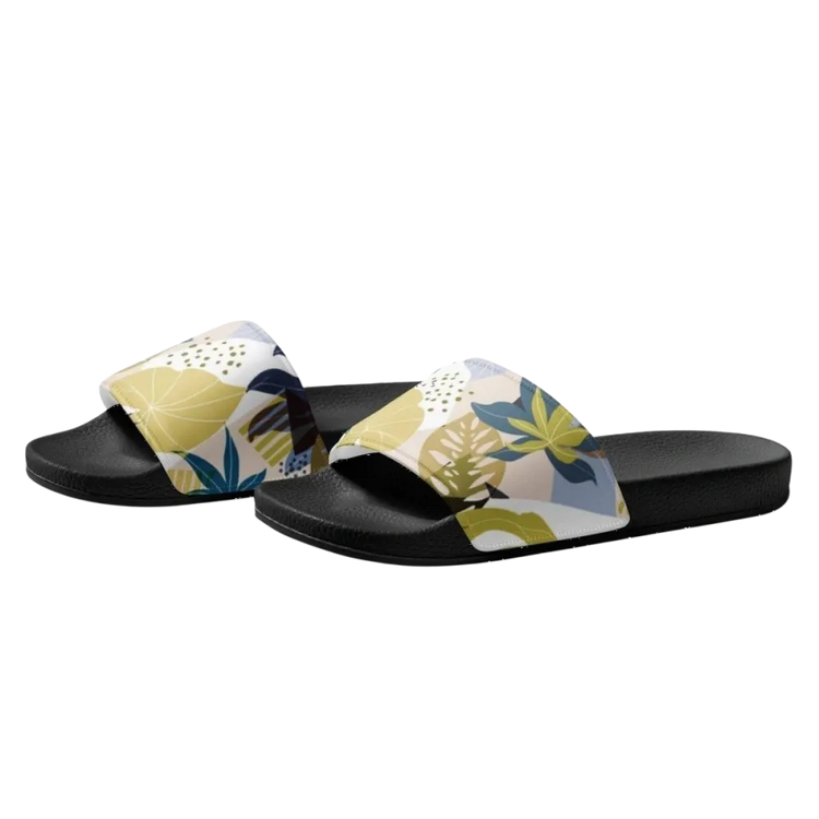 Damen Badeschlappen von BUYATHOME24, leichte Badeschuhe mit Fußbett in Größe 36-44, bequeme Badelatschen für Damen
