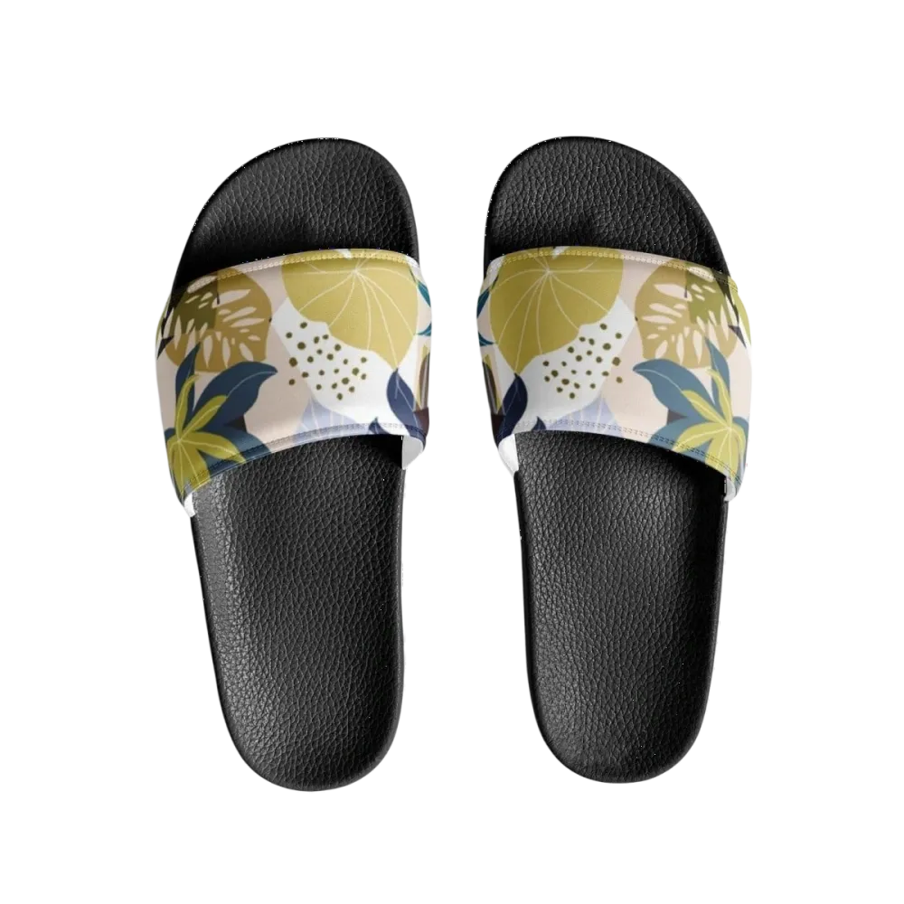 Damen Badeschlappen von BUYATHOME24 in Größe 36-44 mit leichtem Fußbett, bequeme Badeschuhe für den Sommer