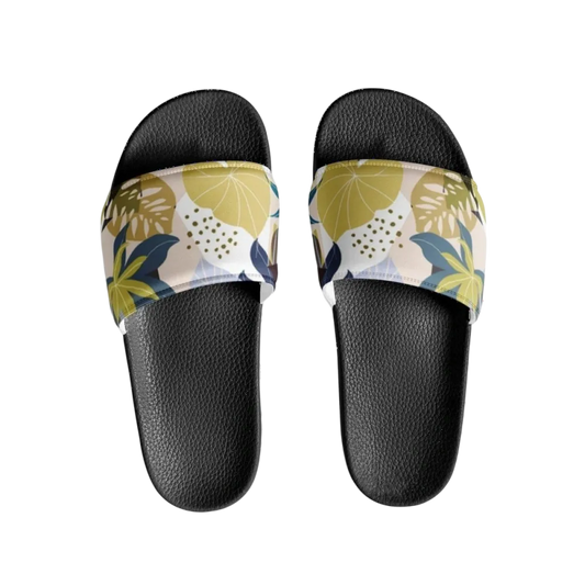 Damen Badeschlappen von BUYATHOME24 in Größe 36-44 mit leichtem Fußbett, bequeme Badeschuhe für den Sommer