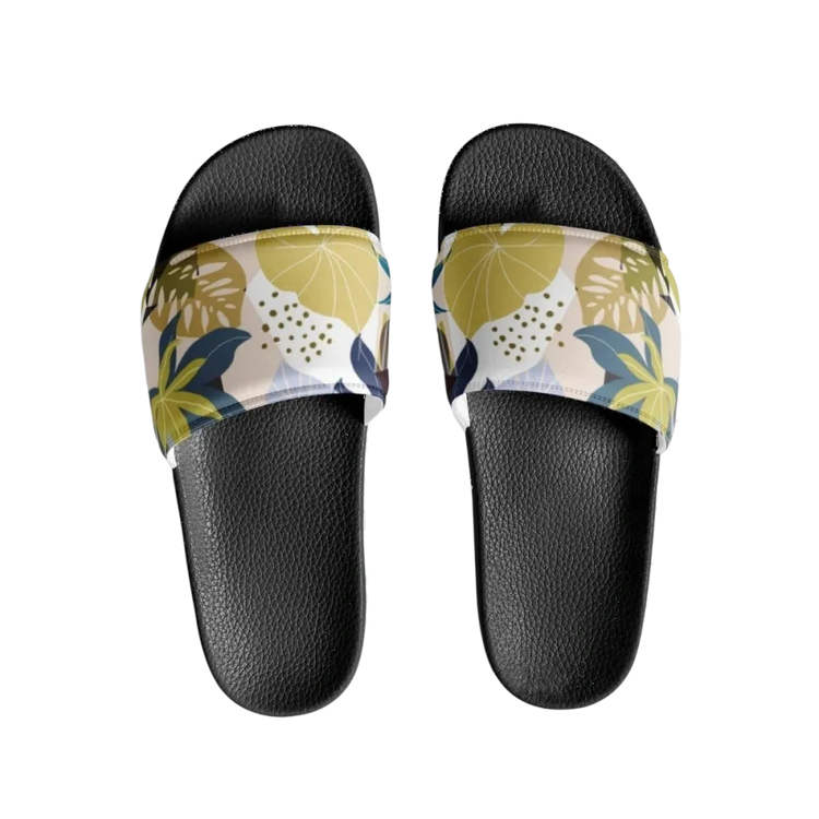 Damen Badeschlappen von BUYATHOME24 in Größe 36-44 mit leichtem Fußbett, bequeme Badeschuhe für den Sommer