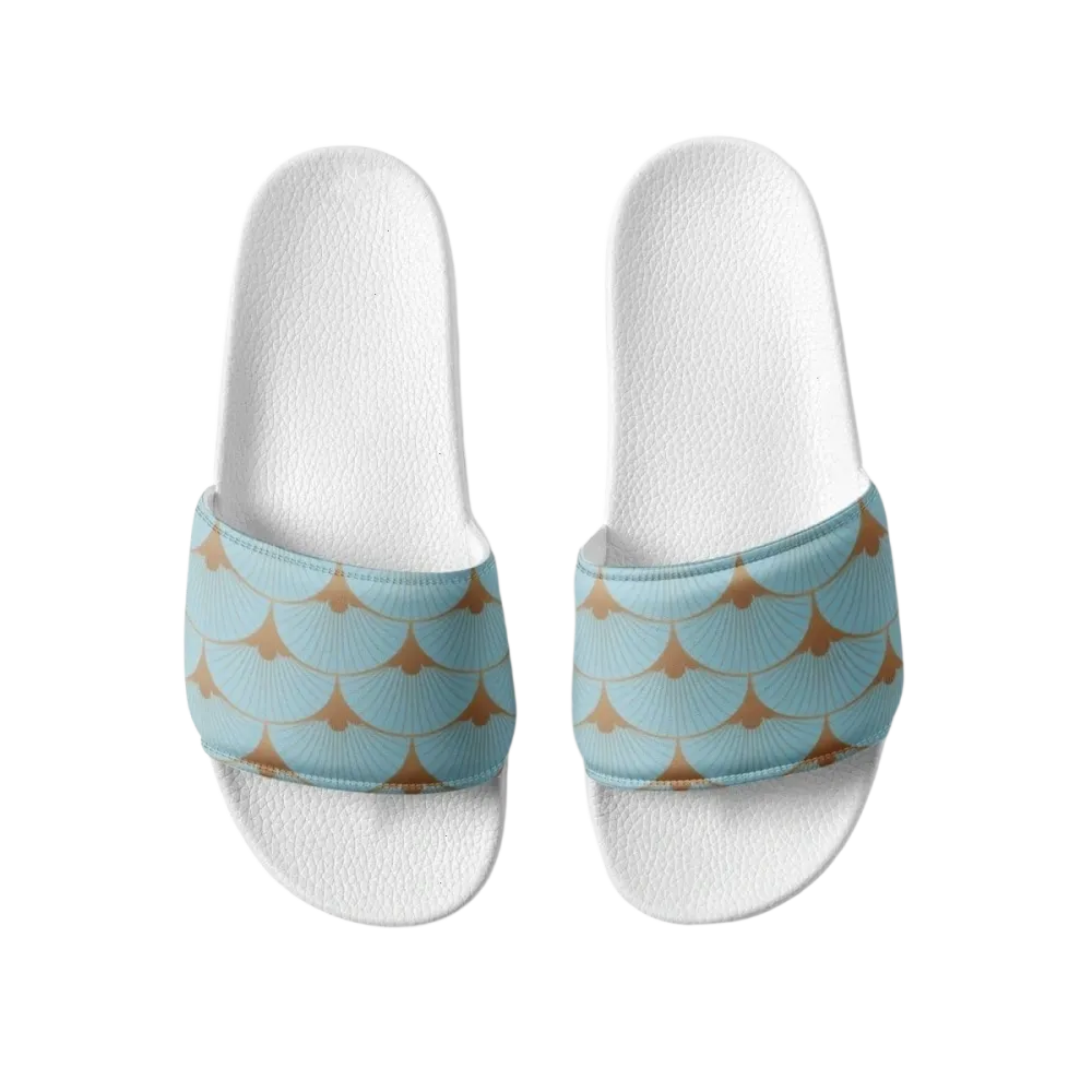 Damen Badeschlappen von BUYATHOME24 mit leichter PU-Sohle und Kunstleder, Größe 36-44, bequemes Schuhwerk für den Sommer