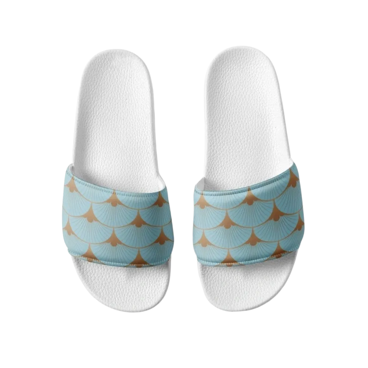 Damen Badeschlappen von BUYATHOME24 mit leichter PU-Sohle und Kunstleder, Größe 36-44, bequemes Schuhwerk für den Sommer