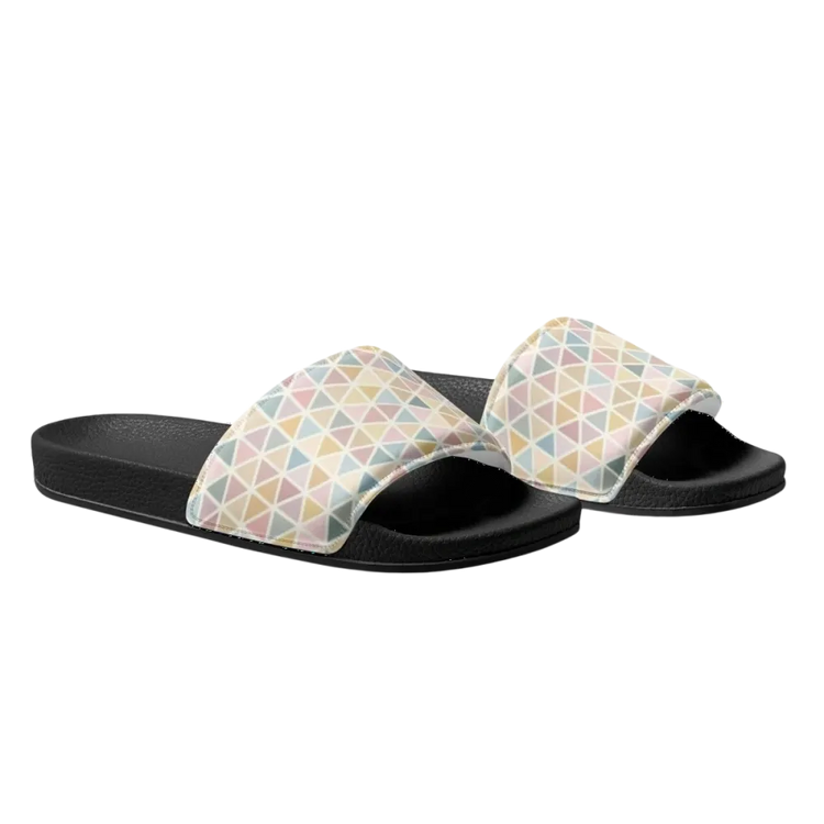 Damen Badeschlappen mit PU-Sohle und Fußbett in Größe 36-44, bequeme Strand- oder Badelatschen von BUYATHOME24