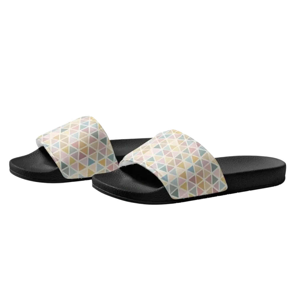 Damen Badeschlappen mit PU-Sohle und Fußbett, Größe 36-44, von BUYATHOME24, bequeme Badelatschen für den Sommer.