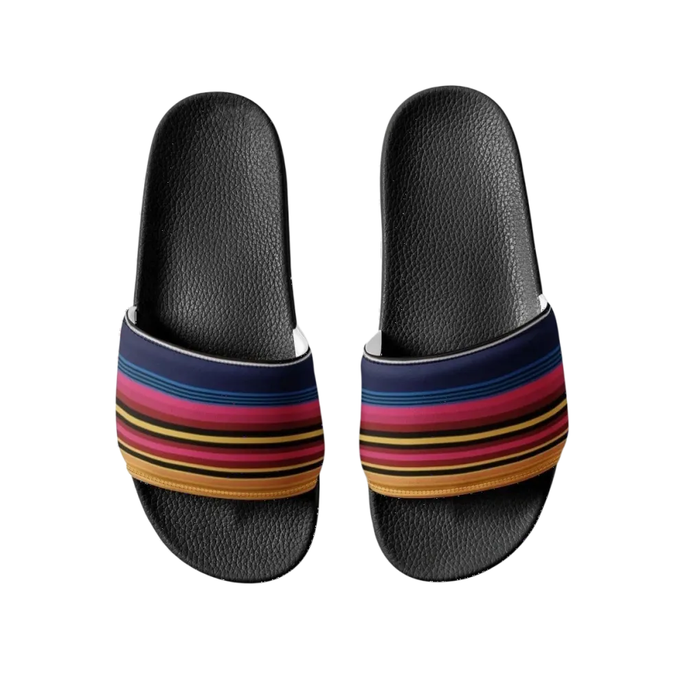 Damen Badeschlappen mit PU-Sohle in Größe 36-44 von BUYATHOME24, bedruckbar, bequeme Sommerschuhe, modisches Design