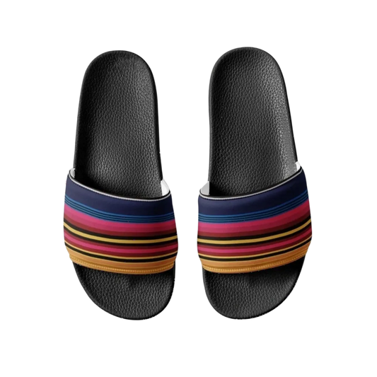 Damen Badeschlappen mit PU-Sohle in Größe 36-44 von BUYATHOME24, bedruckbar, bequeme Sommerschuhe, modisches Design