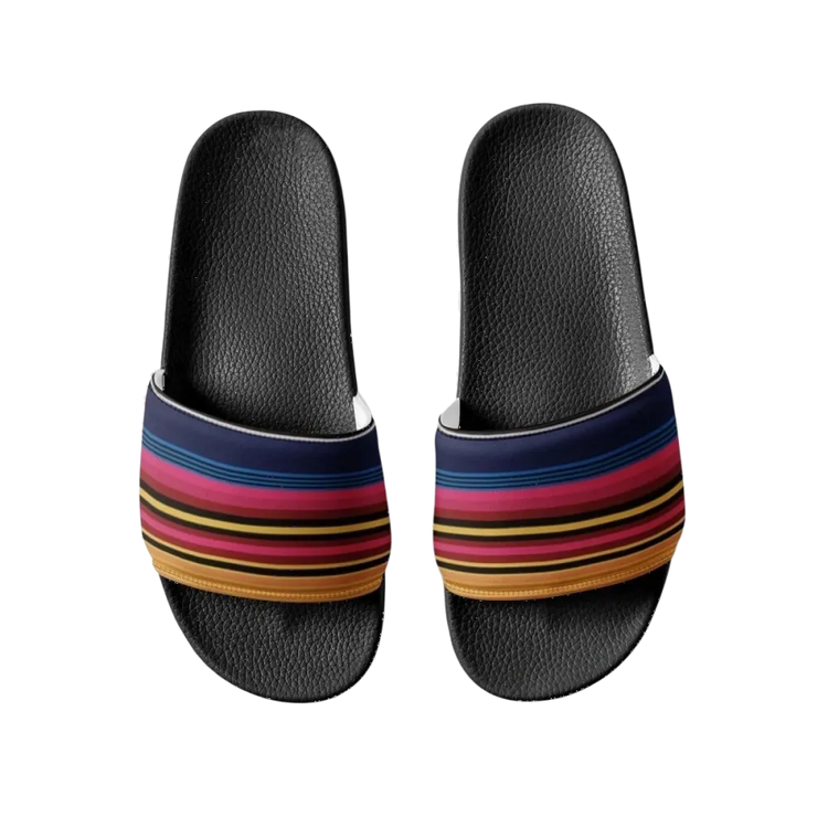 Damen Badeschlappen mit PU-Sohle in Größe 36-44 von BUYATHOME24, bedruckbar, bequeme Sommerschuhe, modisches Design