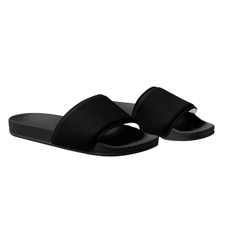 Damen Badeschuhe aus Kunstleder, Gr. 36-44, mit PU-Sohle, bequeme Badeschlappen von BUYATHOME24.