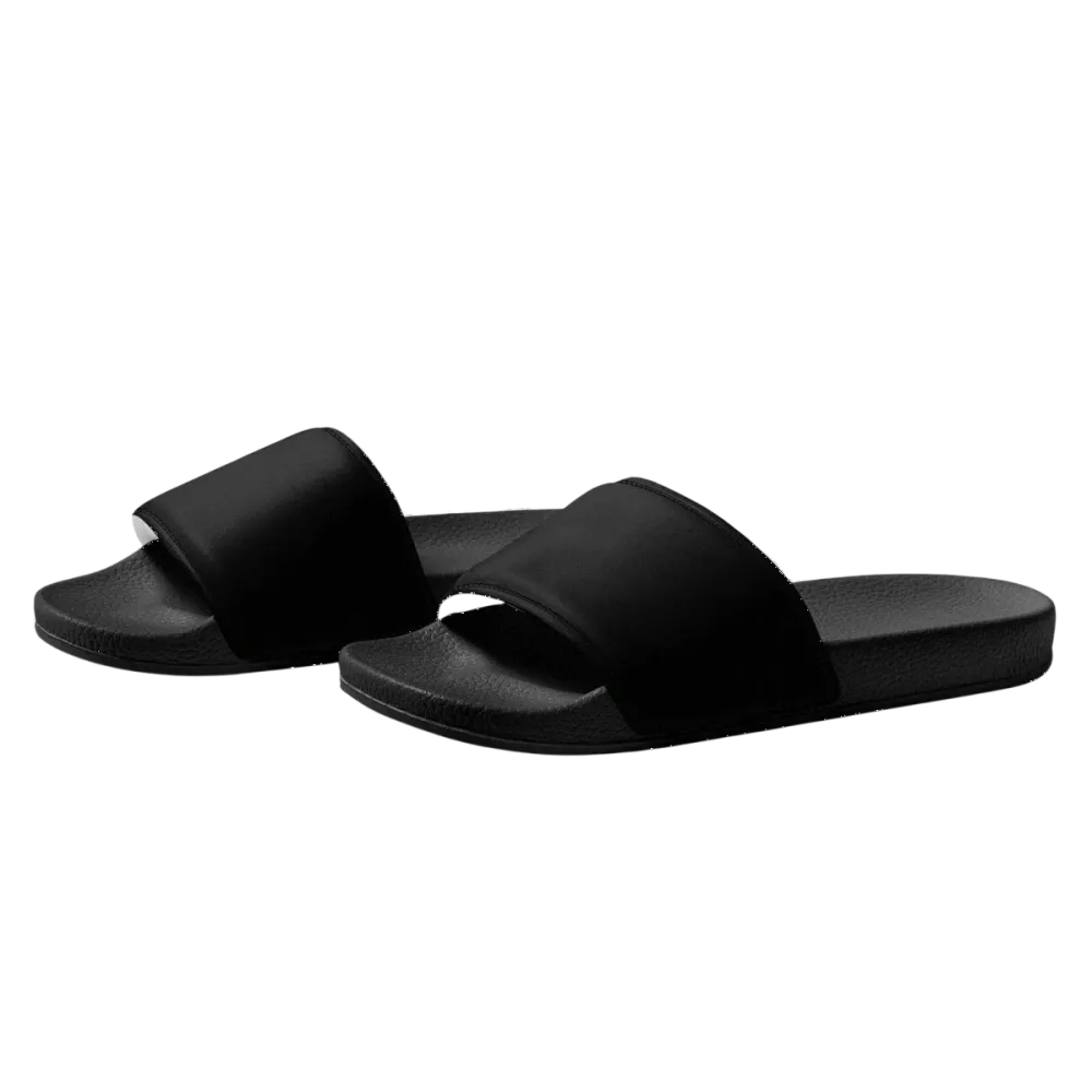 Damen Badeschuhe aus Kunstleder, Gr. 36-44, mit PU-Sohle, Badeschlappen von BUYATHOME24 auf einem weißen Hintergrund.