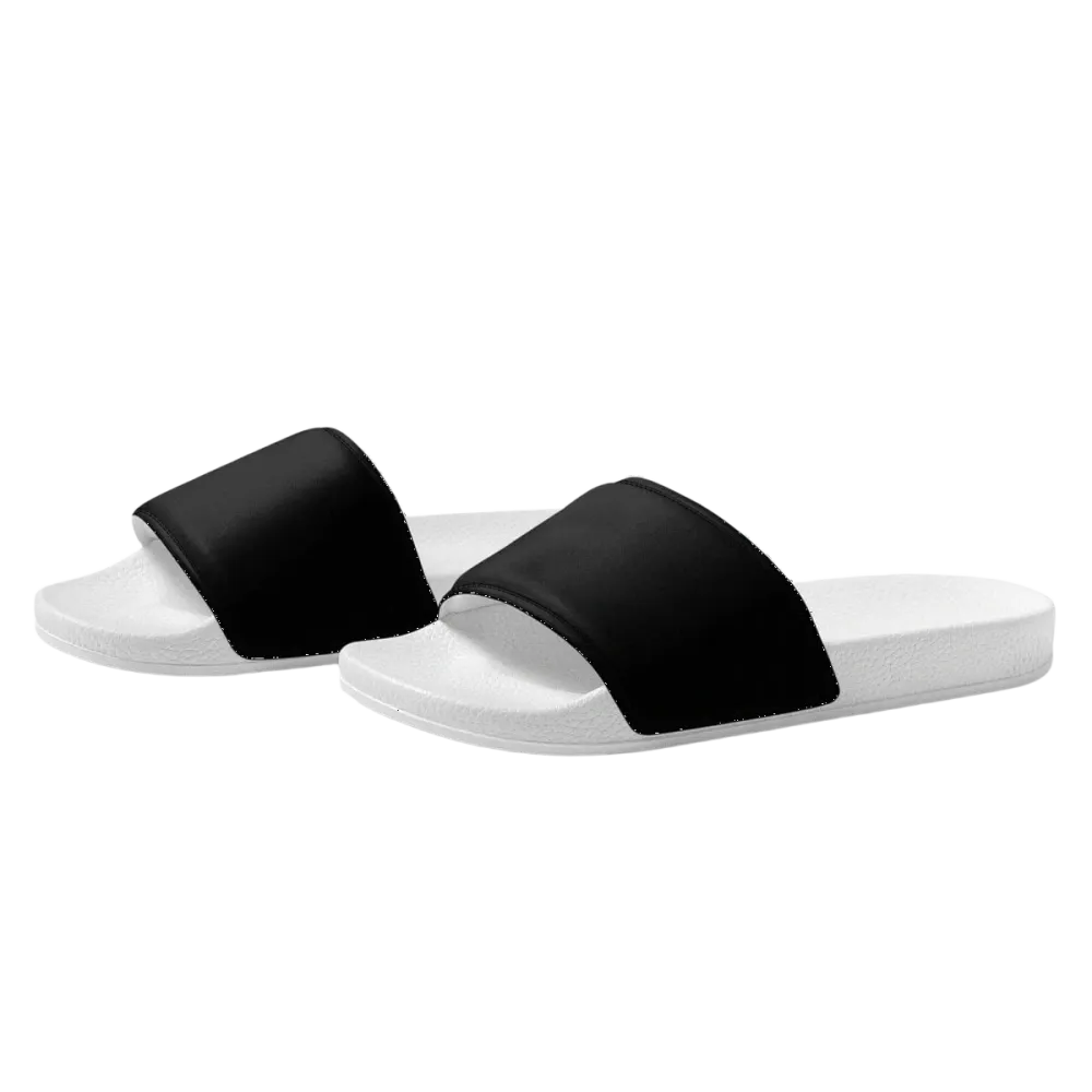 Damen Badeschuhe aus Kunstleder mit PU-Sohle, Gr. 36-44, Badeschlappen von BUYATHOME24, bequeme Badeschuhe für Damen