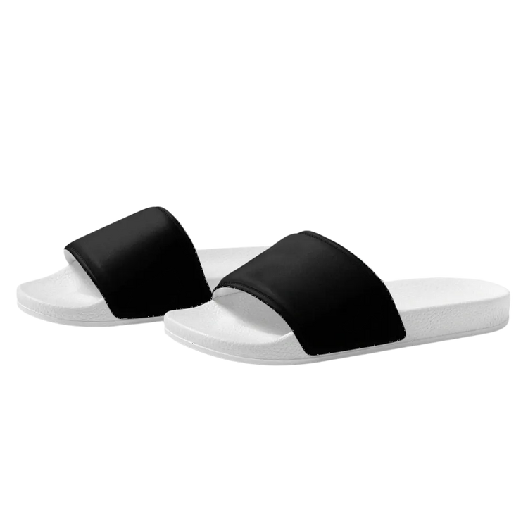Damen Badeschuhe aus Kunstleder mit PU-Sohle, Gr. 36-44, Badeschlappen von BUYATHOME24, bequeme Badeschuhe für Damen