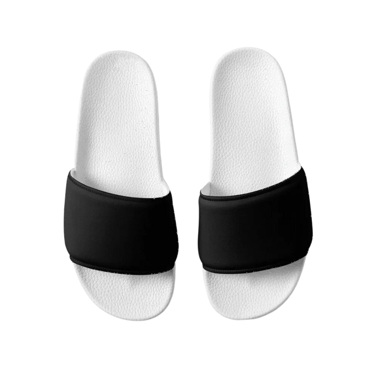 Damen Badeschuhe aus Kunstleder mit PU-Sohle, Gr. 36-44, bequeme Badeschlappen von BUYATHOME24