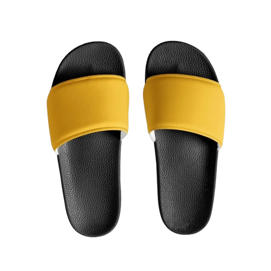 Damen Badeschuhe aus Kunstleder mit PU-Sohle, Gr. 36-44, bequeme Badeschlappen von BUYATHOME24, für den Sommer geeignet