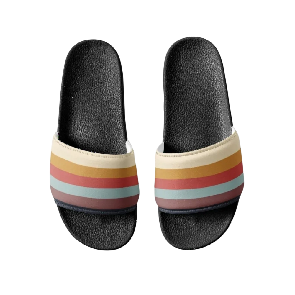 Damen Badeschuhe mit PU-Sohle und Fußbett in Größe 36-44, bequeme Badeschlappen von BUYATHOME24, gute Passform.
