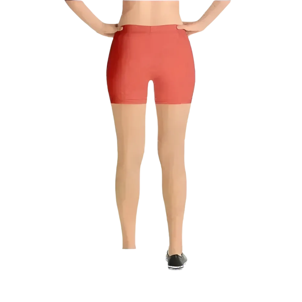 Damen Biker Shorts aus Mikrofaser, elastische Fahrradhose, kurze Fahrradhosen für Damen in XS bis 3XL, von BUYATHOME24