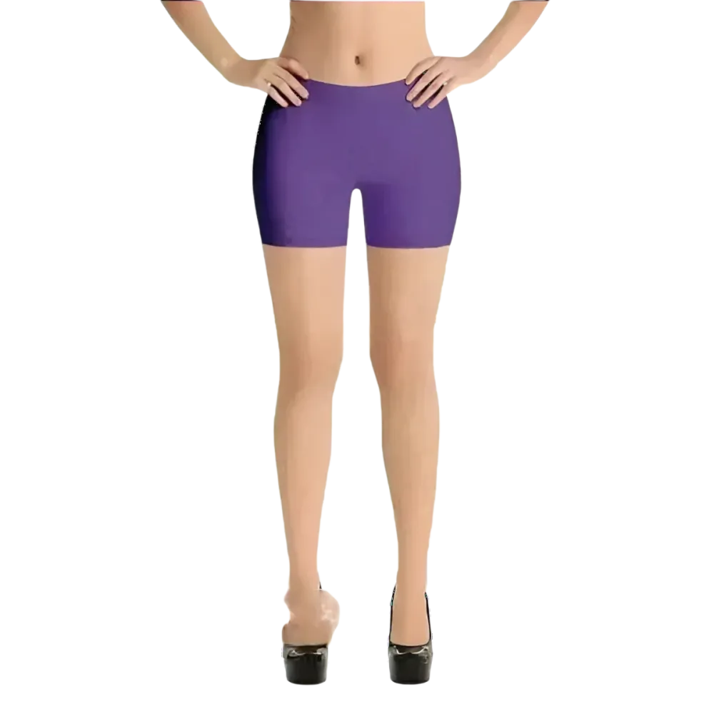 Damen Biker Shorts von BUYATHOME24, kurze Fahrradhose mit Stretch, bedruckbar, in XS bis 3XL, sportlich und bequem.