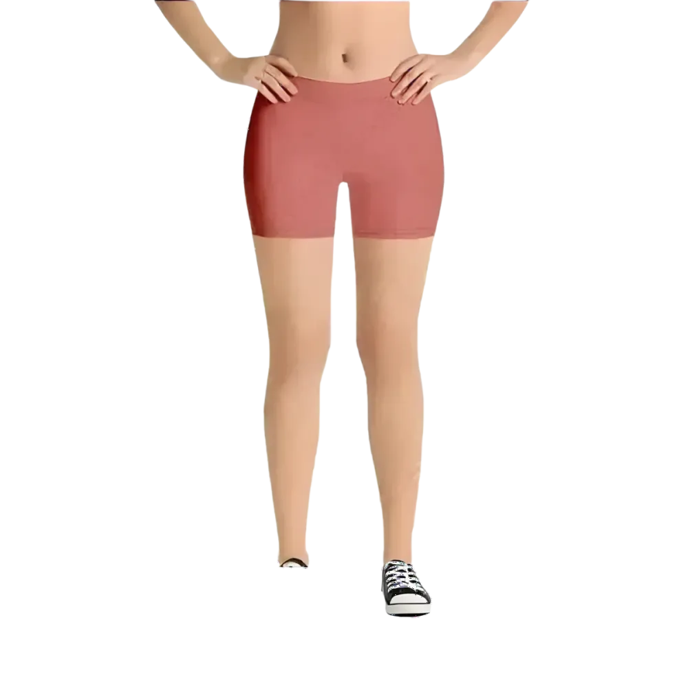 Damen Biker Shorts aus Mikrofaser mit Stretch, kurze Fahrradhose, Damen, in XS bis 3XL, von BUYATHOME24