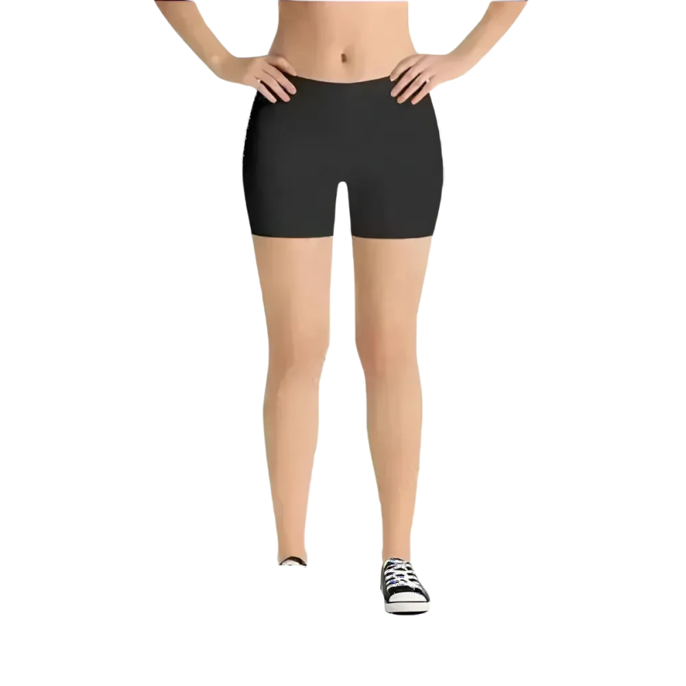 Damen Biker Shorts von BUYATHOME24, Mikrofaser Fahrradhose mit Vier-Wege-Stretch in verschiedenen Größen, kurze Fahrradhosen für Damen.
