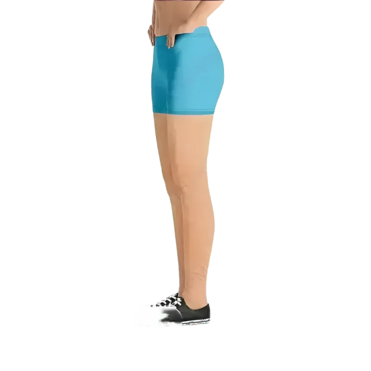 Damen Biker Shorts Mikrofaser, kurze Fahrradhose mit Personalisierung in verschiedenen Größen, von BUYATHOME24, bequem und sportlich