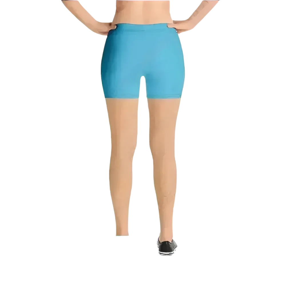 Damen Biker Shorts aus Mikrofaser von BUYATHOME24, kurze Fahrradhose mit Personalisierung, in XS bis 3XL, bequem und sporty